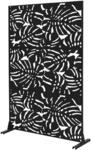 ML-Design Metall-Sichtschutz Roma 120x180 cm, aus Stahl, Raumteiler - 3 Paneele,