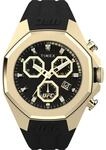 Timex Herrenuhr UFC PRO Herren Silikon Vergoldetes Stahlgeh&auml;use Quarzwerk Schwarzes