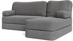 Masseno Schaumstoff-Ecksofas SABI mit Schlaffunktion, Modulares Schlafsofa aus
