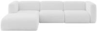 ALTDECOR Ecksofa in L-Form MIRA-L2 318x179x89 - Wei&szlig; | Corner Sofa Bett...