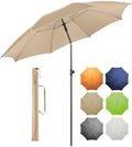 FARE Sonnenschirm Gr. XL - 235 cm Durchmesser - UV-Schutz 50+ f&uuml;r Balkon Garten