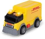 Dickie Toys DHL Delivery Van 15 cm, Lieferwagen f&uuml;r Kinder ab 3 Jahren 