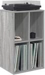 vidaXL Schallplattenschrank Sonoma-Grau 44,5 x 36,5 x 74,5 cm | Klare Linien und