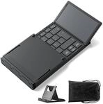 Inateck kompakte Mini-Bluetooth-Tastatur mit Touchpad | Kompatibel mit iPadOS,
