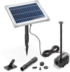 esotec Solar-Teichpumpenset 420l/h Solarpumpe mit Trockenlaufschutz 101908 | 6Wp