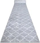 rugsx L&auml;ufer Antirutsch Lotus Clover 60921 Waschbar hellgrau 120x300 cm