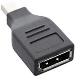 InLine&reg; DisplayPort Adapter, mini DisplayPort Stecker auf DisplayPort Buchse,