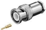 Wentronic bnc-connector BNC Silber Aderverbinder &ndash; Verbinder F&auml;den (Silber)