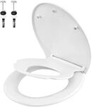 WOLTU Toilettendeckel mit Kindersitz, WC-Sitz mit Absenkautomatik,...