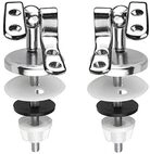 Cornat Befestigungssatz Holz WC-Sitze / WC-Scharniere / WC-Sitz Befestigungsset /
