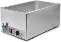 Lacor 69036 - Elektrischer Bain-Marie Gn 1/1 230 V, Grau, 54 x 34 x 24,5 cm 