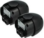 vhbw 2X Akku kompatibel mit Metabo 00064000 | 6.00064.50, 6.00059.51,...
