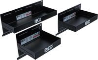 BGS 67150 | Magnet-Ablagen-Satz | 150/210 / 310 mm | 3-TLG. | Starker Magnet 