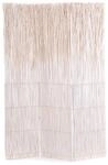 Nat&uuml;rlicher RAUMTEILER Nature | 160x120 cm (LxB), Weidenholz, wei&szlig; |...
