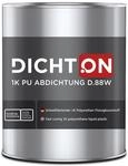 1K PU Abdichtung grau 1kg - Polyurethan Fl&uuml;ssigkunststoff Abdichtungsmasse f&uuml;r