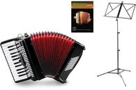 Classic Cantabile 48 Bass Akkordeon "Secondo V" Set Schwarz, 48 Basskn&ouml;pfe | 26