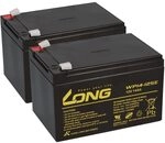 Akku Kompatibel Rasenroboter 24V 2X 12V 14Ah AGM Blei Vlies Wartungsfrei -