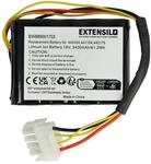 EXTENSILO Akku Ersatz f&uuml;r K&auml;rcher 6.445-098.0 f&uuml;r Rasenm&auml;her (3400mAh 18V...