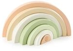 Bieco Regenbogen-Stapelturm aus Holz | Montessori Jousting Spiel f&uuml;r Baby und...