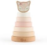 Bieco Stapelturm REH Ella | Nachhaltiges Holz FSC&reg; | 19 cm | Steckspielzeug ab 1
