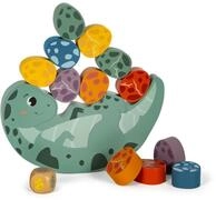 small foot Balancierspiel &bdquo;Dino, Stapelspiel aus FSC 100%-zertifiziertem Holz, f&uuml;r