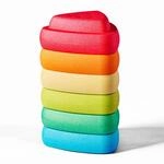 Nattou Blocky Balancesteine f&uuml;r Kinder - Stapelbare Spielsteine - Rutschfestes