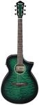 Ibanez AEWC16QA-TEH Transparent Emerlad Burst Westerngitarre