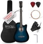 Rocktile WSD-5C-BUB Slim Line Westerngitarren Set Blueburst, Allgemein | Modell: