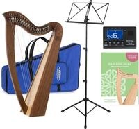 Classic Cantabile H-22 WN Keltische Harfe 22 Saiten Set, 22 Nylon-Saiten | Stimmung: