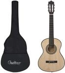 vidaXL Klassikgitarre f&uuml;r Anf&auml;nger und Kinder mit Tasche 1/2 34"