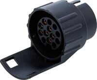 BGS DIY 80753 | Adapter f&uuml;r Anh&auml;ngerstecker 12 V | 7-polig auf 13-polig 