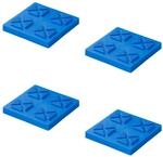 ProPlus St&uuml;tzplatten stapelbar 21x21x3,3cm Set von 4 St&uuml;ck