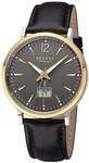 REGENT Herren Armbanduhr Analog-Digital Lederarmband schwarz URFR285 Analoguhr