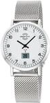 Master Time Funk Quarz Damen Uhr Analog-Digital mit Edelstahl Milanaise Armband