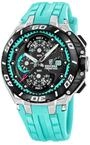 FESTINA Herrenuhr Analog Silikonarmband Blau Chrono Bike F20755/7 |...