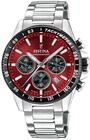 Festina Herrenuhr Chronograph aus Edelstahl 316L | Quarzuhr, Kalender,