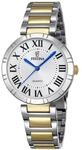 Festina Damenuhr Analog Edelstahlarmband Bicolor Silber-Bronze F16937/G 