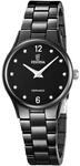 FESTINA Damenuhr Analog Keramikarmband Schwarz Ceramic Armbanduhr F20751/7 
