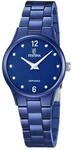 FESTINA Damenuhr Analog Keramikarmband Blau Ceramic Armbanduhr F20751/5 