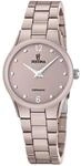 Festina Damenuhr Analog Keramikarmband Braun Ceramic Armbanduhr F20751/4 