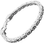 trendor K&ouml;nigskette Armband Sterlingsilber 925 Breite 4,7 mm 86106 | Silber...