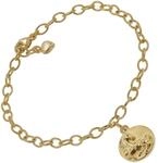 trendor Damen-Armband mit Pferd-Anh&auml;nger Silber Goldplattiert 19 cm 51200 |...