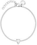 LIEBESKIND BERLIN Damen Armband aus Edelstahl mit kleinem Herzmotiv | Herz...