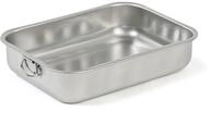 steel pan Bratform Backblech Edelstahl/inad.Hohe cm.25