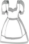 Birkmann, Pl&auml;tzchen-Ausstechform Dirndl, 9 cm, Edelstahl, hochwertige...
