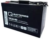 Q-Batteries 12LS-90 / 12V - 90Ah Blei Akku Standard-Typ AGM 10 Jahres Typ