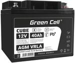 Green Cell AGM 12V 40Ah mit IP54 Akku Vlies Batterie VRLA Blei Batterie Bleiakku