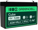 Green Cell AGM 6V 7,2Ah VRLA Bleiakku f&uuml;r Kassen, Waagen, Kinderspielzeug | f&uuml;r