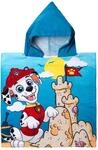 United Labels Paw Patrol Badeponcho f&uuml;r Jungen, Blau, Marshall, 50 x 100 cm,...