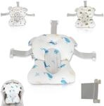 Moni Baby-Badekissen Sea Stars HA-B48, Badeauflage, Kunststoff Clips, ab Geburt...